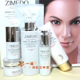 姿媚堂绿茶舒缓修复套装 6件套