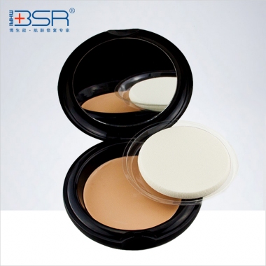 博生能美白防护粉饼(粉嫩白010)13.5g 补水保湿防紫外线隔离遮瑕定妆粉
